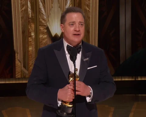 Brendan Fraser at The 95th Academy Awards ceremony