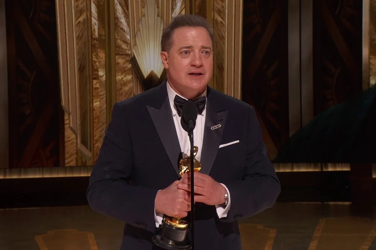 Brendan Fraser at The 95th Academy Awards ceremony