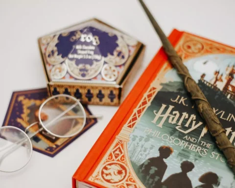 Props and book of the Harry Potter universe