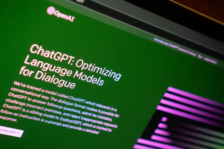 ChatGPT website UI design by OpenAI