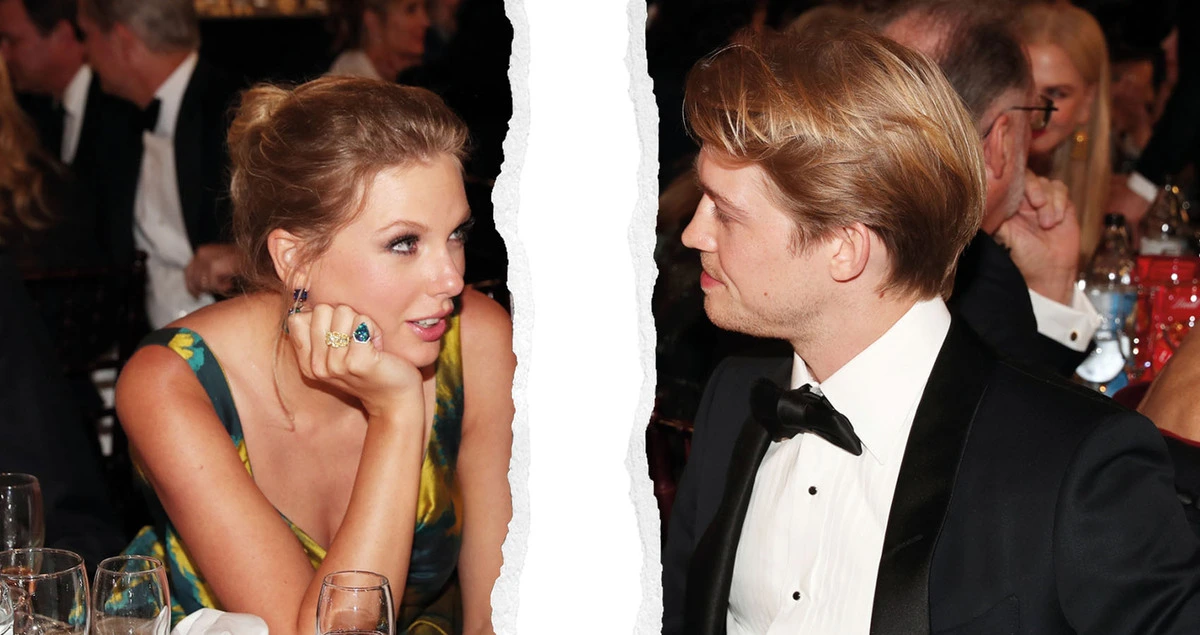 Taylor Swift and Joe Alwyn at the ceremony