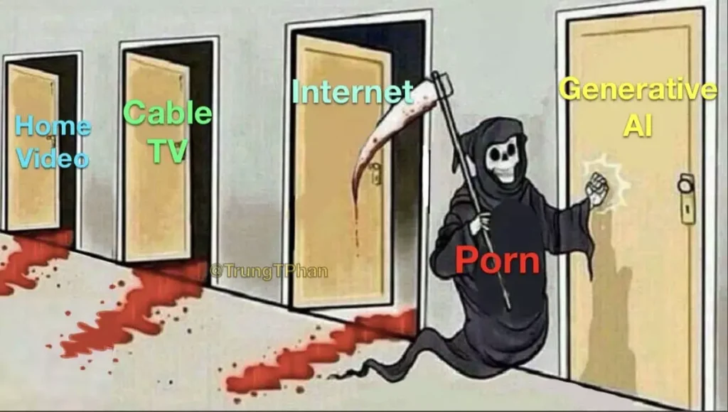 Porn industry as a game changer meme