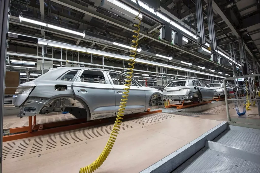 Automobile manufacturing production line