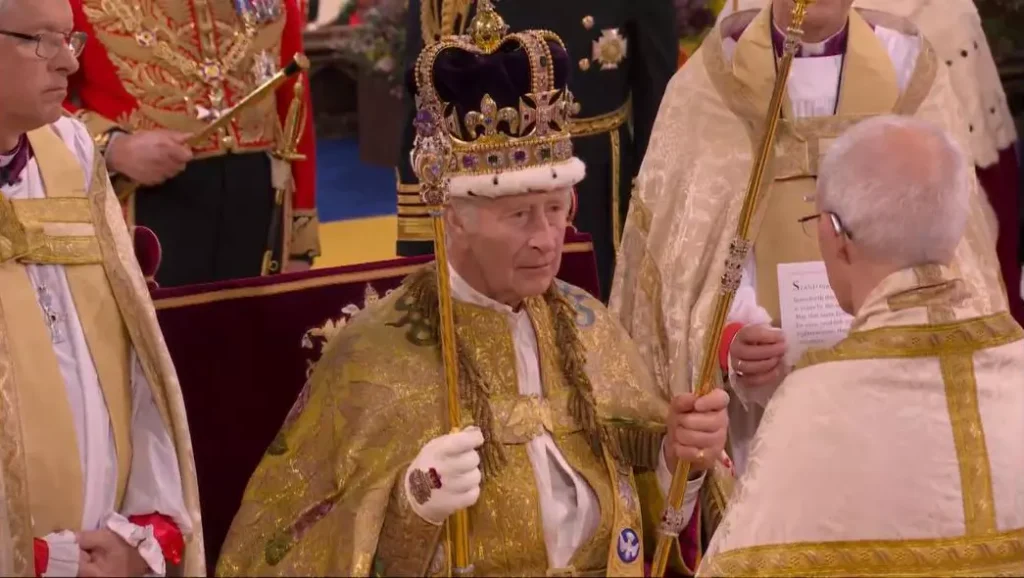 The coronation process of King Charles III