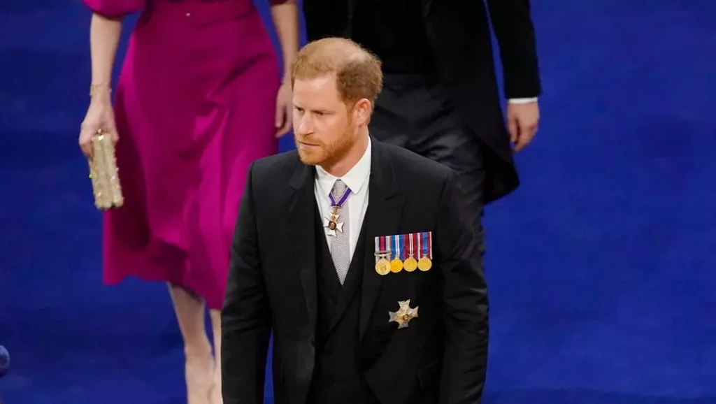 Prince Harry at the coronation